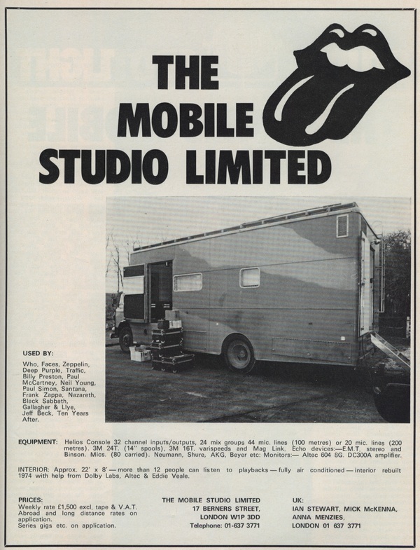 Rolling Stones Mobile On the Road Again